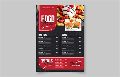 Restaurant Menu Design 的图像结果
