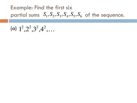 Sequence of Partial Sums Examples 的图像结果