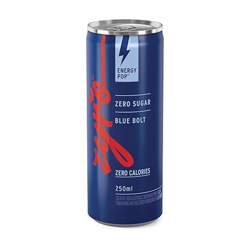 Zyro by Karan Aujla Energy Drink | Zero Sugar| Blue Bolt (250ml ...