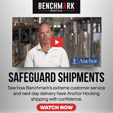 Benchmark provides Anchor Hocking with the right price and speed of ...