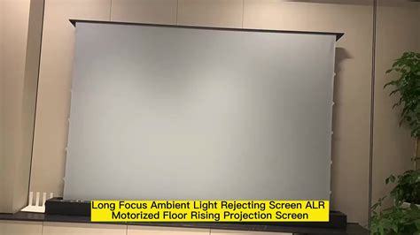 4k Laser Projector On 120'' Floor Rising Alr Electronic Projection ...