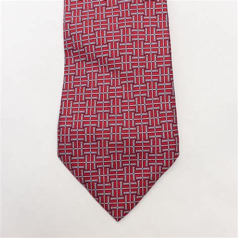 Hermès Silk H Pattern Tie