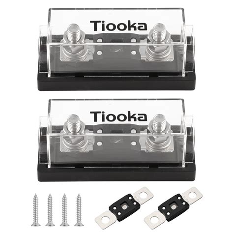 Tiooka 250a Mega Fuse Holder Kit With 250 Amp Fuses | Desertcart INDIA