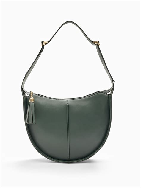 Buy Green Half Moon Sling Bag for Women Online | The Label Life