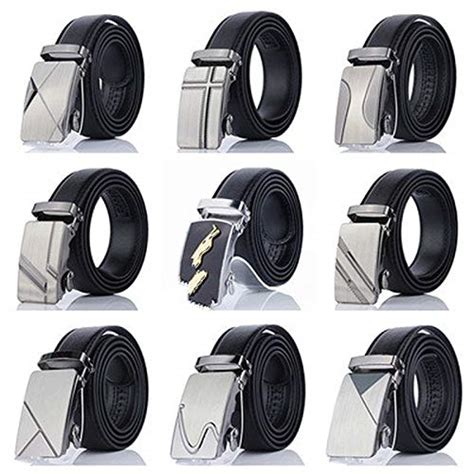 Buy Placehap Men s Business Style Belt Designer Leather Strap Male Belt ...