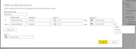 Image result for Power Query Call a Parameter into a Conditional Column