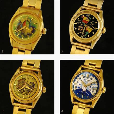 A Rare Opportunity for Collectors: A Rolex 6098 Cloisonné Masterpiece ...