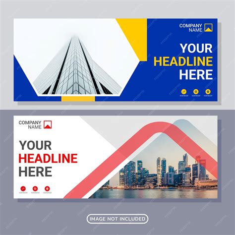 Business facebook cover design template | Premium Vector