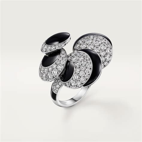 Cartier Libre Polymorph ring, onyx, transformable