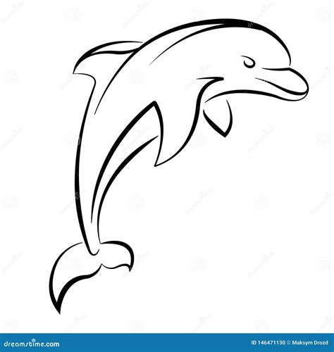 海洋中水生动物海豚徽标矢量图符号 向量例证. 插画 包括有 动画片, 最低纲领派, 生活, 公司, 深深 - 251630209