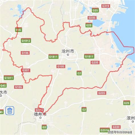 沧州市各县地图全图,沧州市地图全图大图 - 伤感说说吧