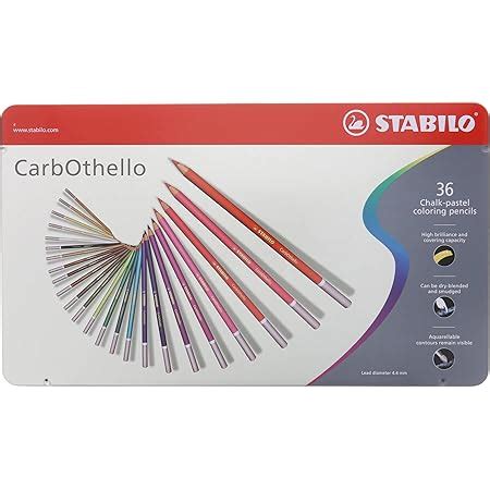 STABILO CarbOthello Pastel Pencil Set - Pack of 36 (Multicolour ...
