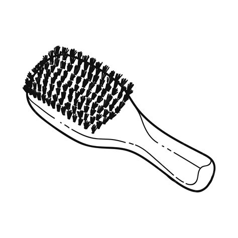 Cartoon hairbrushes and professional comb for hair styling - Clip Art ...
