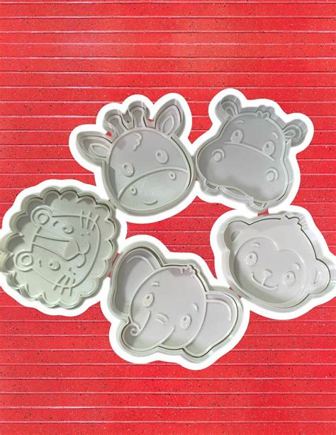 STL file jungle animals cookie cutters 🍪・3D printable model to download ...
