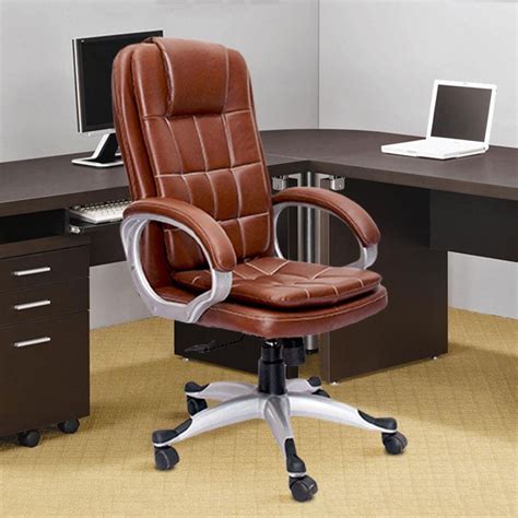 High Back Director Chair with Fixed Armrest: LAKDI