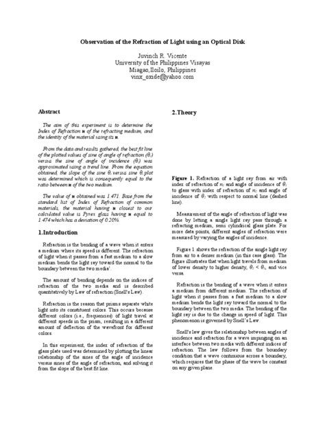 Image result for Observation Light Refraction