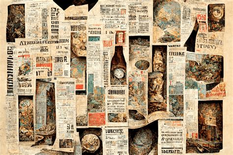 Old Newspaper Collage