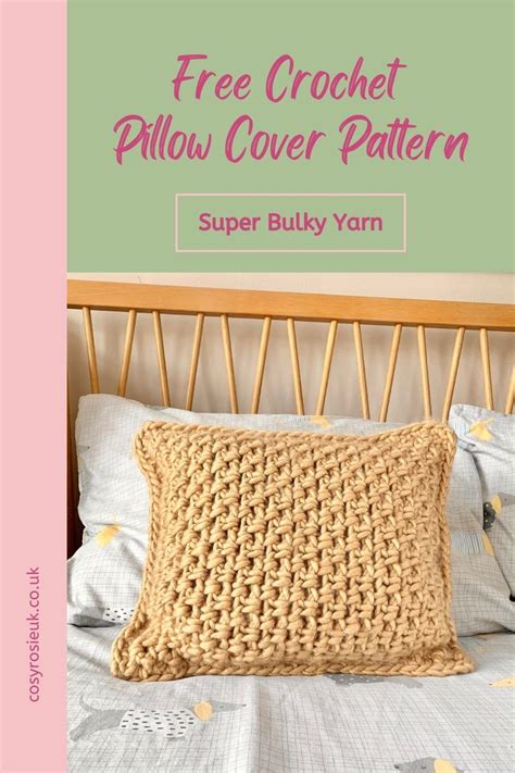 Free Crochet Pillow Pattern Tutorial 的图像结果