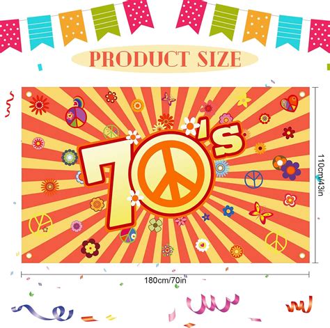 Remerry 70's Disco Party Backdrop Back to 70s Hippie India | Ubuy