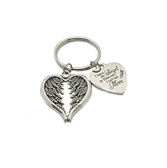 Stainless Steel "I Have An Angel In Heaven, I Call Her Mom" Charm, Wing ...