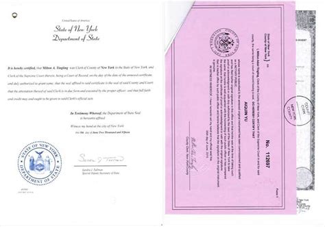 中华人民共和国驻美国大使馆领事部认证书及美国国务院国务卿加签 - 世界旅游小姐官方站