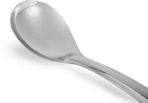 fackelmann Happy Kitchen Stainless Steel Oval Spoon, Ergonomic Handle ...