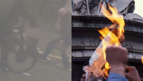 Man burning Quran outside Turkish Consulate in London assaulted by ...