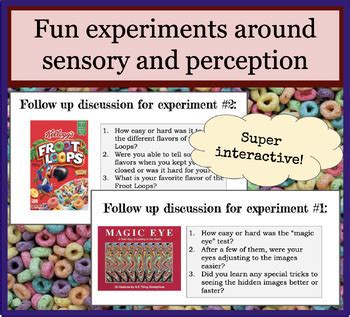 Science Experiments Using Sensory 的图像结果