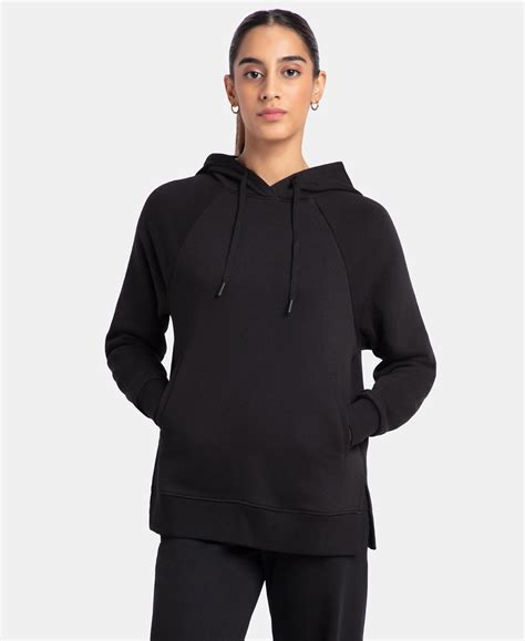 Buy Super Combed Cotton Rich Fleece Fabric Raglan Sleeve Hoodie ...