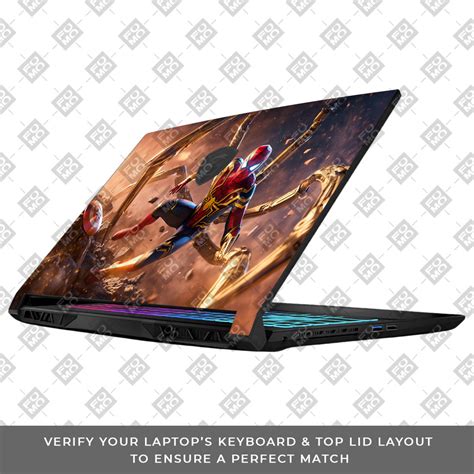 Spider Man Mech Arms MSI Katana 15 B13V Laptop Skin