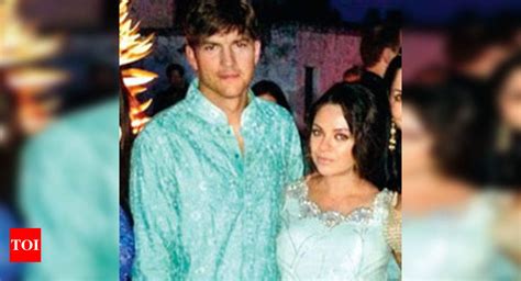 Ashton Kutcher and Mila Kunis go Indian for a friend's wedding ...