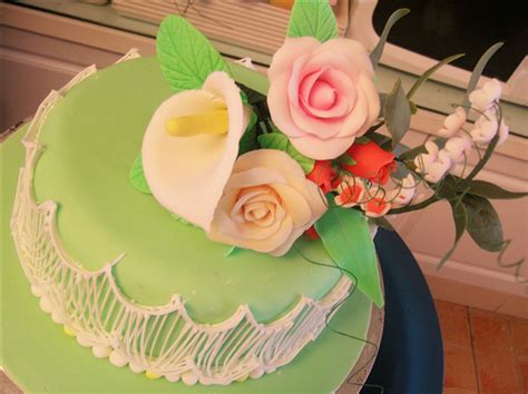 翻糖蛋糕…_来自六月玫瑰的图片分享-堆糖网
