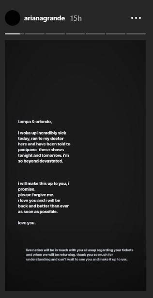 Ariana Grande postpones concerts due to illness