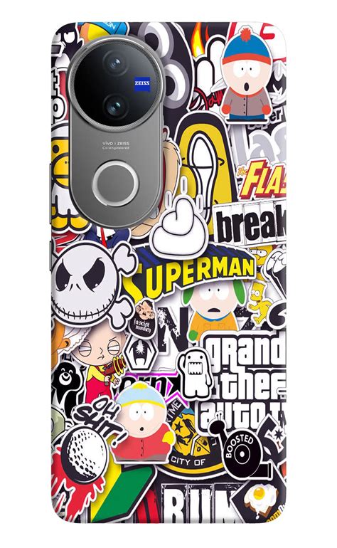 Save Big: Get the Sticker Bomb Vivo V50 5G Back Cover - Shop Now – Casekaro