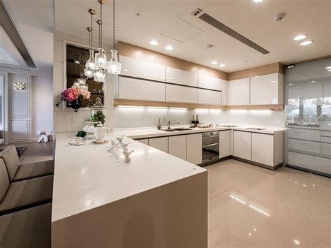 贵阳大平层现代风格装修案例，开放式厨房设计！