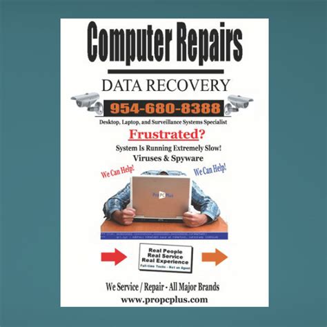 Image result for Computer Repair Advertisement