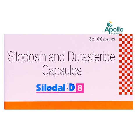 Silodal-D 8 Capsule 10's Price, Uses, Side Effects, Composition ...