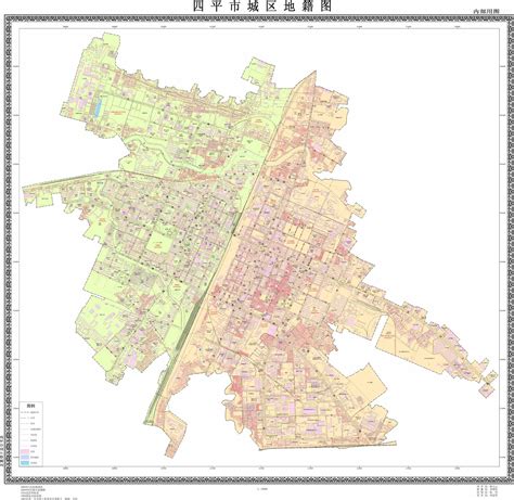 四平市城区地籍图 - 四平市地勘测绘院 - 科技创新服务平台