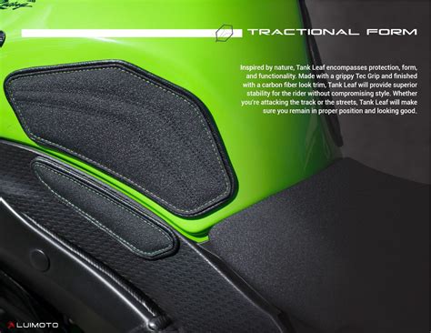 BMW S1000R (Naked) 2014-2018 Luimoto Tank Leaf Grip Full Kit Knee+Tank ...