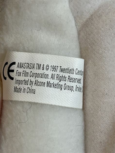 Vintage 1997 Anastasia BARTOK The Bat Plush Animal Suction Cup Toy Fox ...