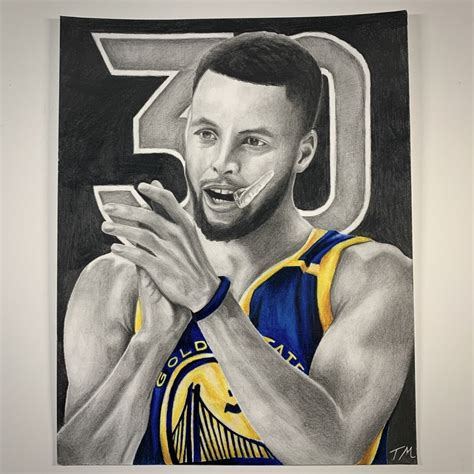 Steph Curry Drawing Floyd Norman's NFT For NBA Champ Stephen Curry