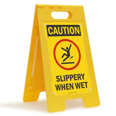 Caution Slippery Floor Sign Board Template PosterMyWall, 56% OFF