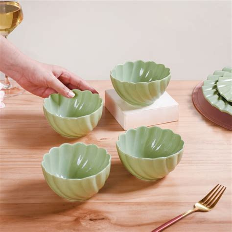 Lao Luxury Ceramic Side Bowls Set Of 4 300ml Online - Premium Snack ...