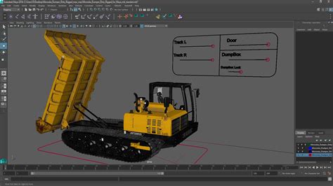 3D Morooka Dumper Dirty Rigged for Maya | 3D Molier International