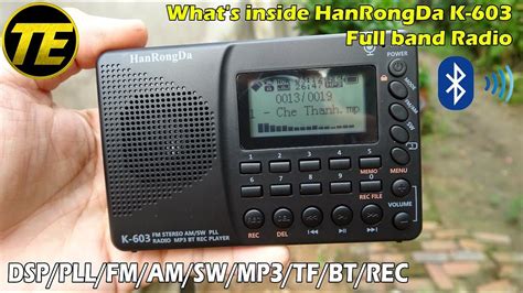 The new HanRongDa K-603 portable radio | The SWLing Post
