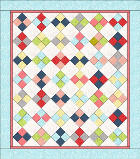 Image result for Four Patch Quilt Tutorial