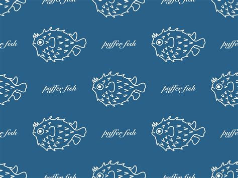 Puffer Fish Pattern 的图像结果