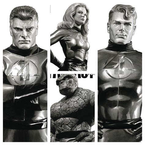 Marvel reveals Alex Ross 'Fantastic Four' portrait covers