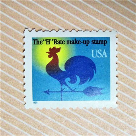 H Rate Makeup Stamp