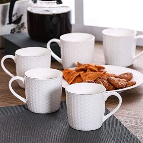 Buy Clay Craft Bone China Multicolor Tea/Coffee Cup/Mugs (Set of 6 Cups ...